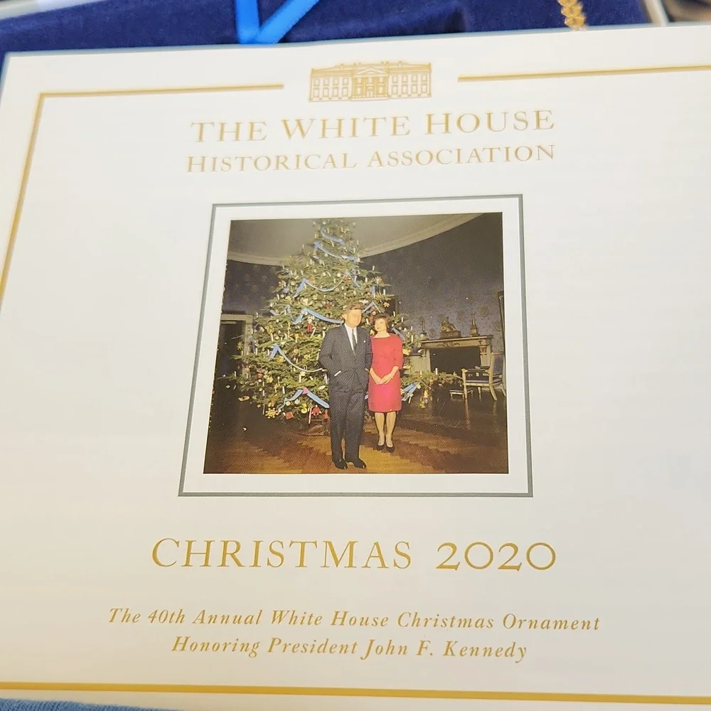 NWT White House 2020 Ornament John F Kennedy JFK - Picture 2 of 5